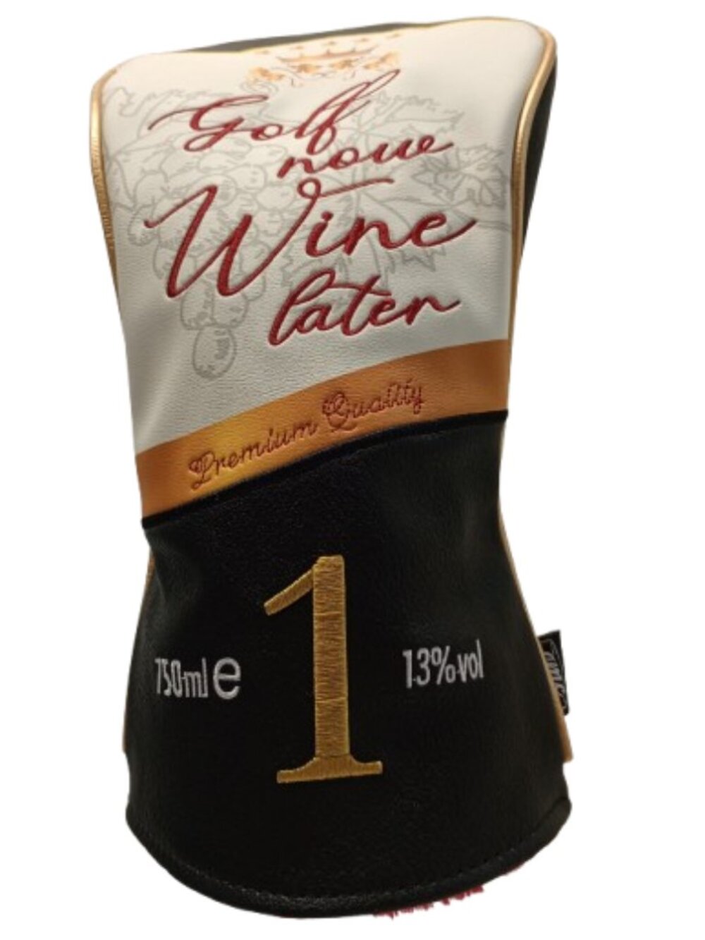 NWT CMC Design Golf Now Wine Later Driver Headcover Ladies Edition